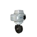 WCB Flange Connection High Temperature Short Type Electric Ball Valve