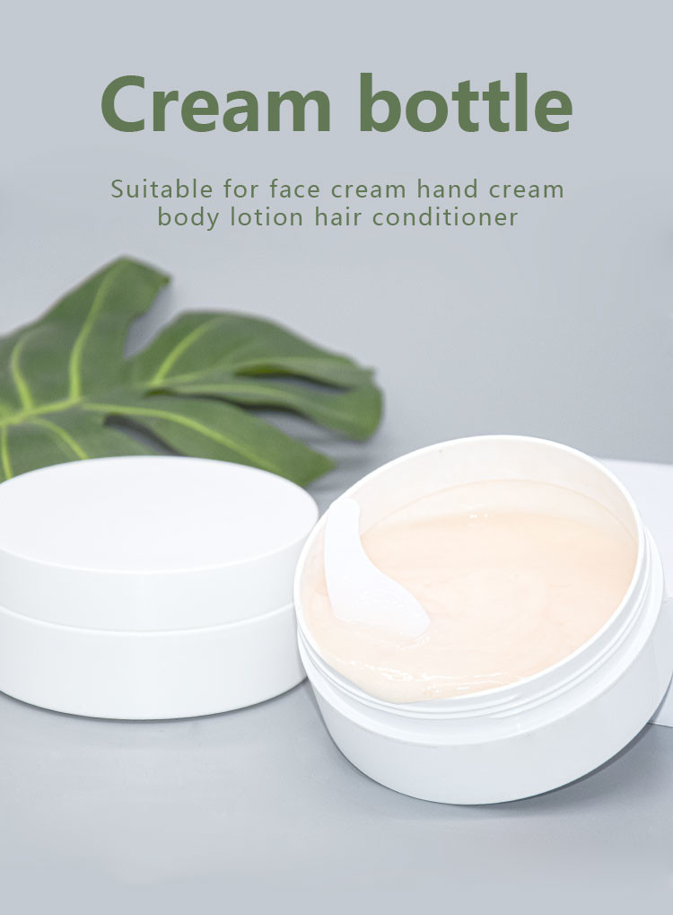150g Capacity Cosmetic Cream Jars White Screw Cap