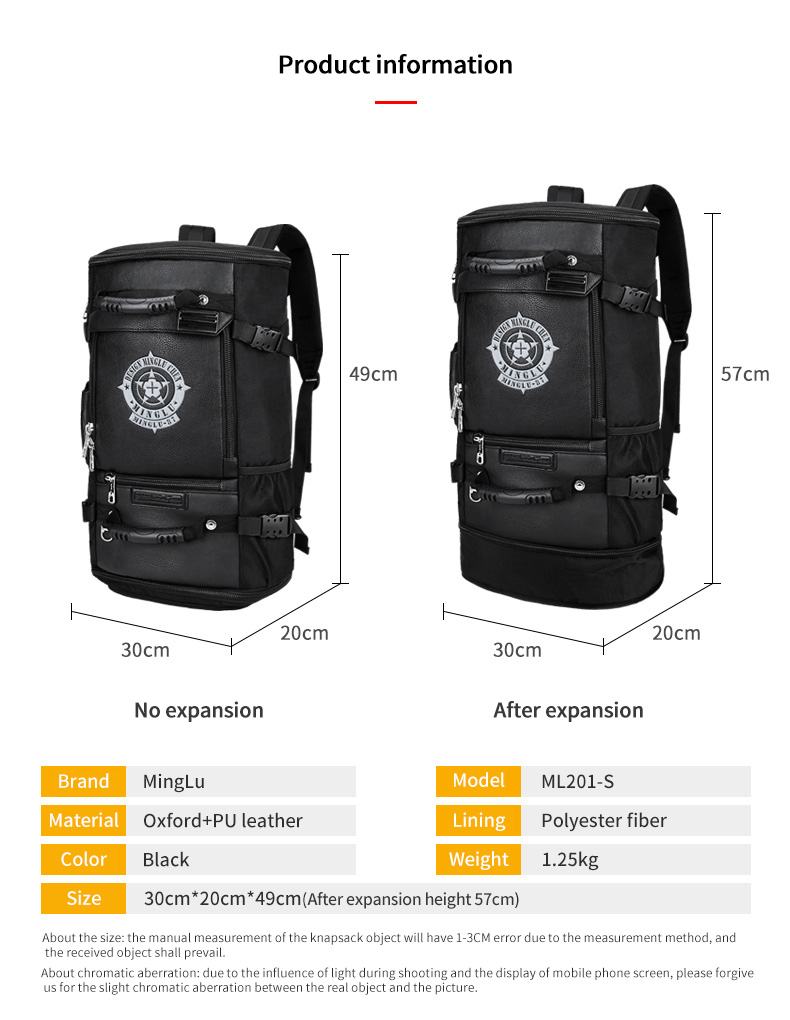 Outdoor Hiking 36-57 Litre Super Large Backpack Waterproofing