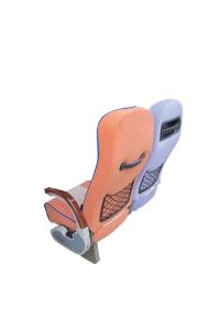 Quality Soft Ventilated Leather Covering Luxury Coach Seats Aluminum Alloy Foot wholesale