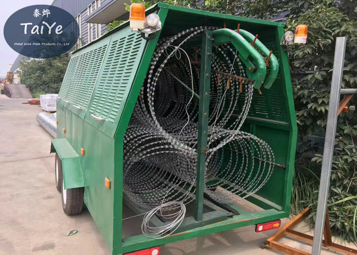 Heavy Galvanized Spiral Razor Wire Blade Type Stainless Steel Razor Wire