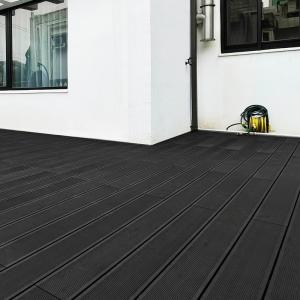 Quality Outdoor Wood Plastic Composite Panel Boards Fireproof UV Resistant wholesale