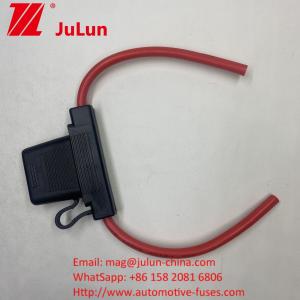 Quality ATC/ATO Custom Inline Fuse Holder 14AWG 16AWG 18AWG 20AWG Wiring Harness 80AMP Blade Fuse Automotive Fuse Holder wholesale