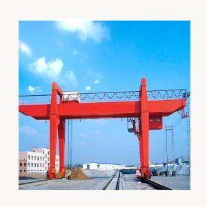 Quality 20 Ton Double Girder Yard Gantry Crane Construction U Type wholesale