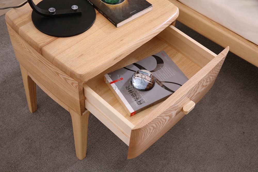Drawer Bedroom Furniture Nightstand Bedside