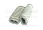 10.5 Mpa EPDM Flexible Rubber Bellows Air Aging Resistance Insulating Silver