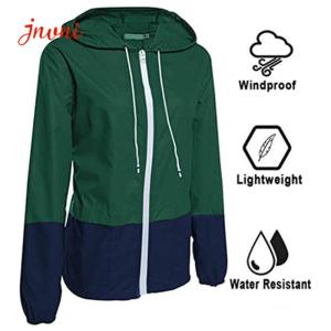 Quality Lightweight Waterproof Rain Jackets Packable Outdoor Hooded Windbreaker wholesale