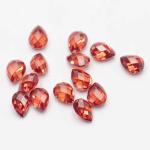 Pink Garnet Green White Orange Blue Gemstones Pear Shape Double Turtle Faceted
