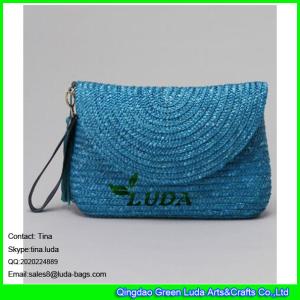 Quality LUDA factory wholesale straw cosmetic clutch handbags wholesale