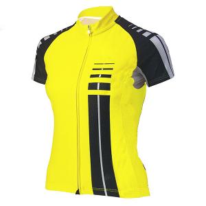 Quality Custom Slim Fit Reflective Stripe 180 Gsm Cycling Bike Tops wholesale