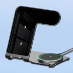 Metal Wireless 3 In 1 Charging Stand PD/QC Stylish High Charging Effeciency