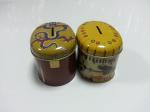 Painting Tin Coin Box 0.23mm Containers For Saving , 105x75x80mm