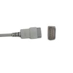 DB9 One Piece 5 Leads EKG ECG Patient Cables 9 Pin TPU AHA IEC ECG Cable