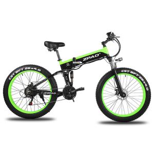 Quality White 26&quot;*4.0 CST Tyre Folding Electric Bike With 48V 12AH 500W Motor Big LCD E-bike wholesale