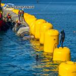 Inflatable Marine Underwater Air Lift Bags , Industrial Boat Lifting Airbags