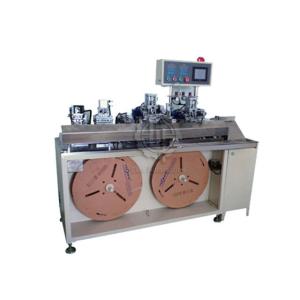 China Slitting Blade Automatic Ferrule Crimper , Flat Cable Fully Automatic Crimping Machine on sale