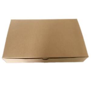 Quality Customized Garment Packaging Boxes One Piece Brown Kraft Paper Packing Box wholesale