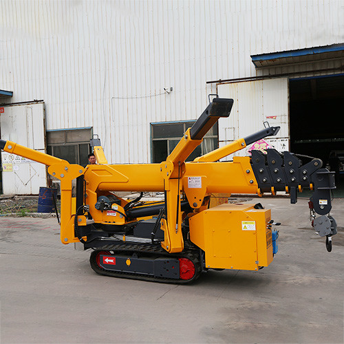 3 Ton Heavy Mobile Spider Crawler Cranes ZHONGMEI Telescopic Construction Electric Spider Crane