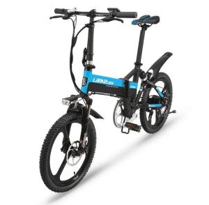 Quality Integrated Wheel 20 Inch PAS Folding E Bike Full Suspension Frame wholesale