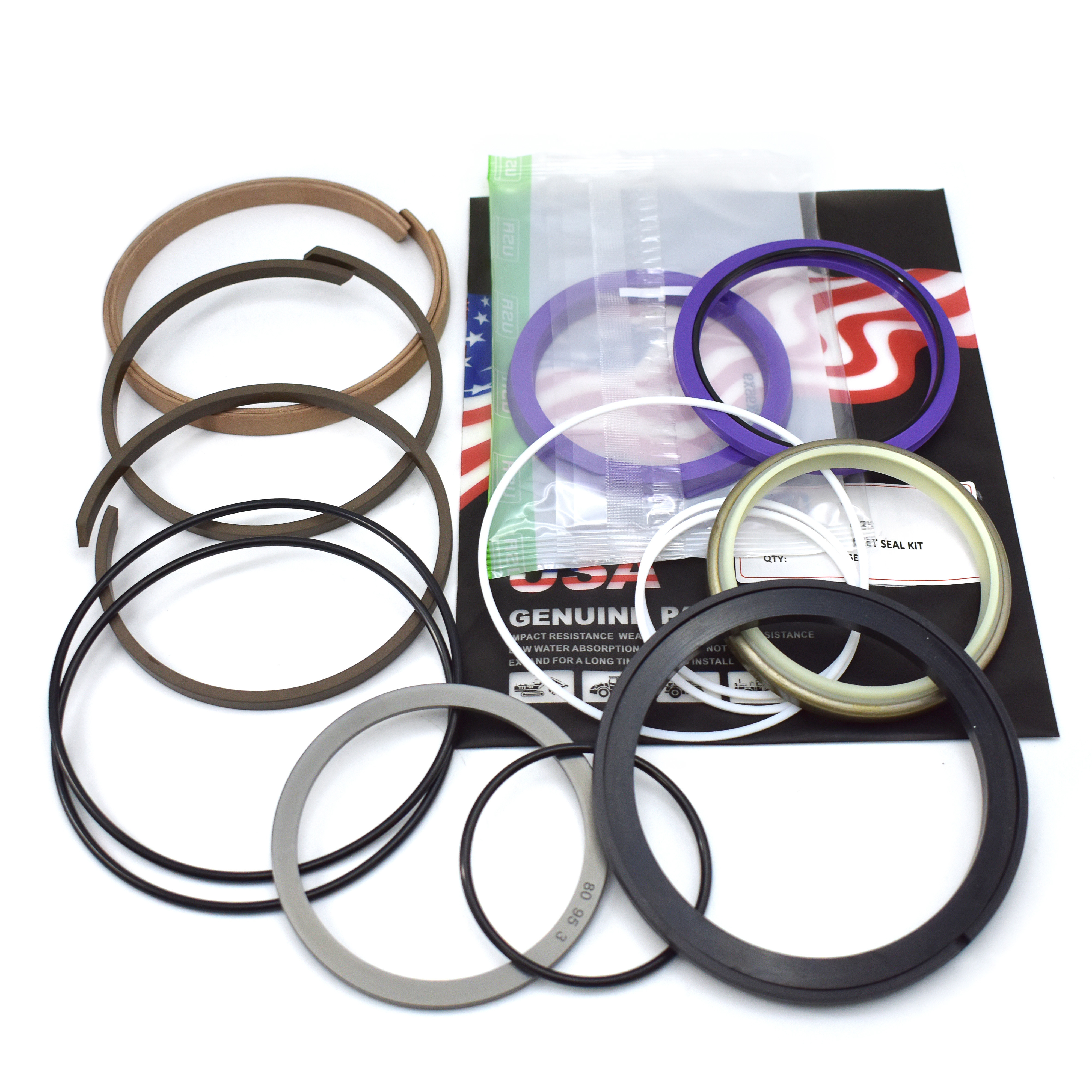 Dossan DX225 Bucket Cylinder Hydraulic Jack Seal Kit K9001892 Excavator Repair Kit