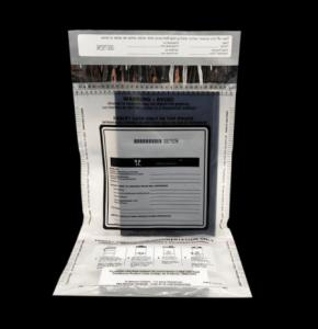 Quality Bottom Seal Tamper Proof Evidence Bags , Gravure Printing Clear Bank Deposit Bags wholesale