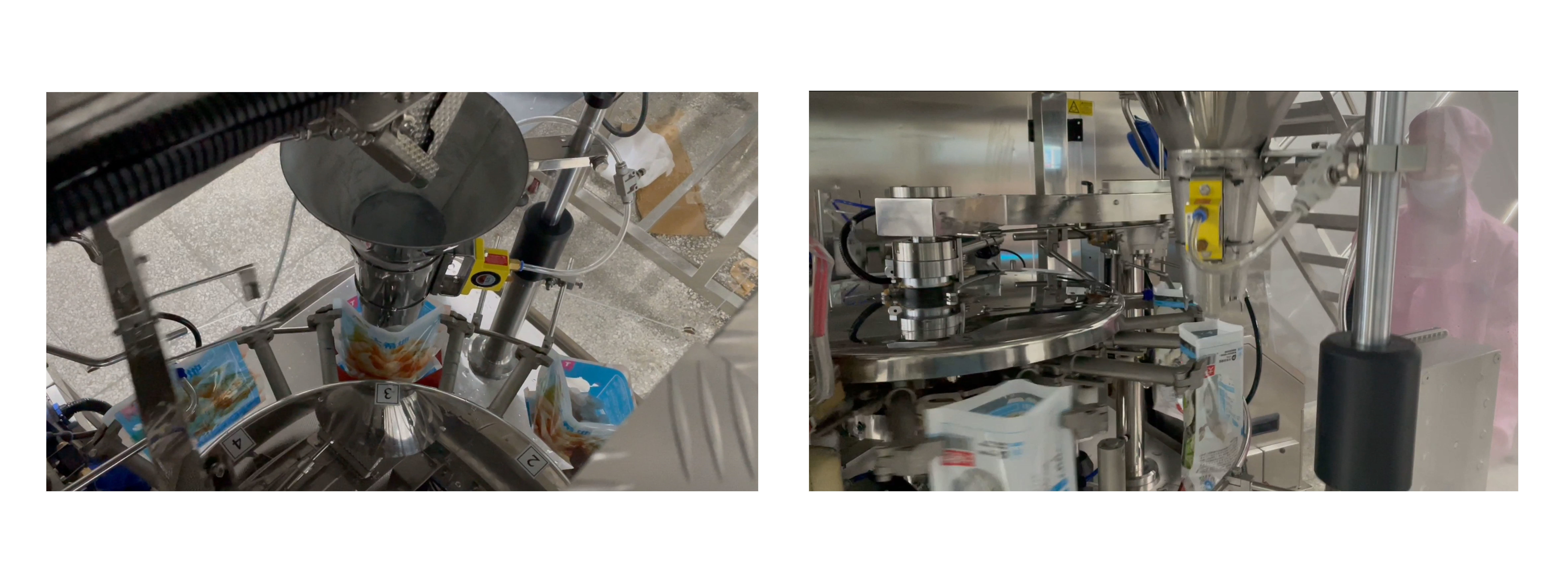 Rotary Vacuum Bag Packaging Machine Automatic Premade Bag Doypack Food Packing