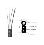Self-Supporting FTTH Fiber Optic Drop Cable GJYXCH 1/2 Cores Indoor Outdoor