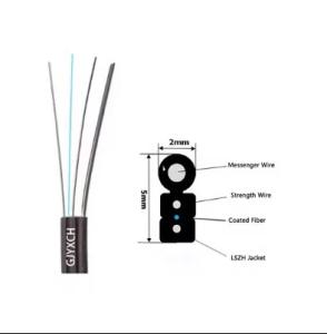 Quality Self-Supporting FTTH Fiber Optic Drop Cable GJYXCH 1/2 Cores Indoor Outdoor wholesale