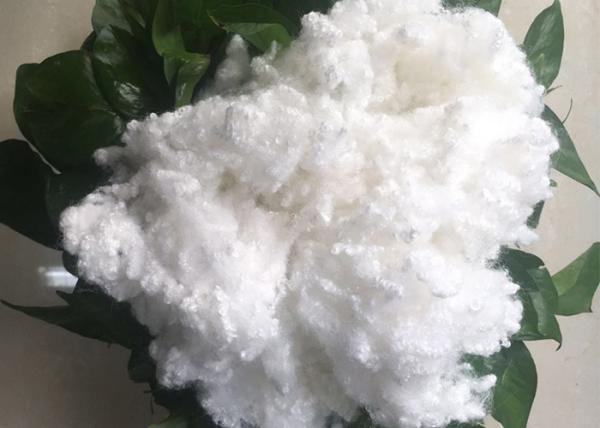 7D X 64mm Polyester Fiberfill , High Tenacity Hollow Conjugated Siliconized