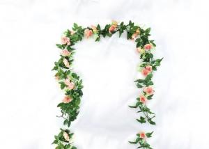 Quality Party Backdrop Natural Looking 32 Heads Plastic Flower Strings wholesale