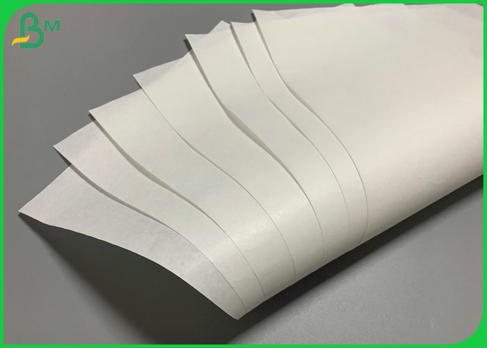 35cm Width 10g PE Coated White Kraft Paper 50gsm For Making Bread Bag 