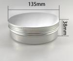 300ml 135*38 Silver Round Threaded Aluminum Box Tea Biscuit Snacks Sealed