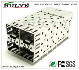 Quality SFP 2x2 CAGE Stacked SFP Jack With LEDs wholesale