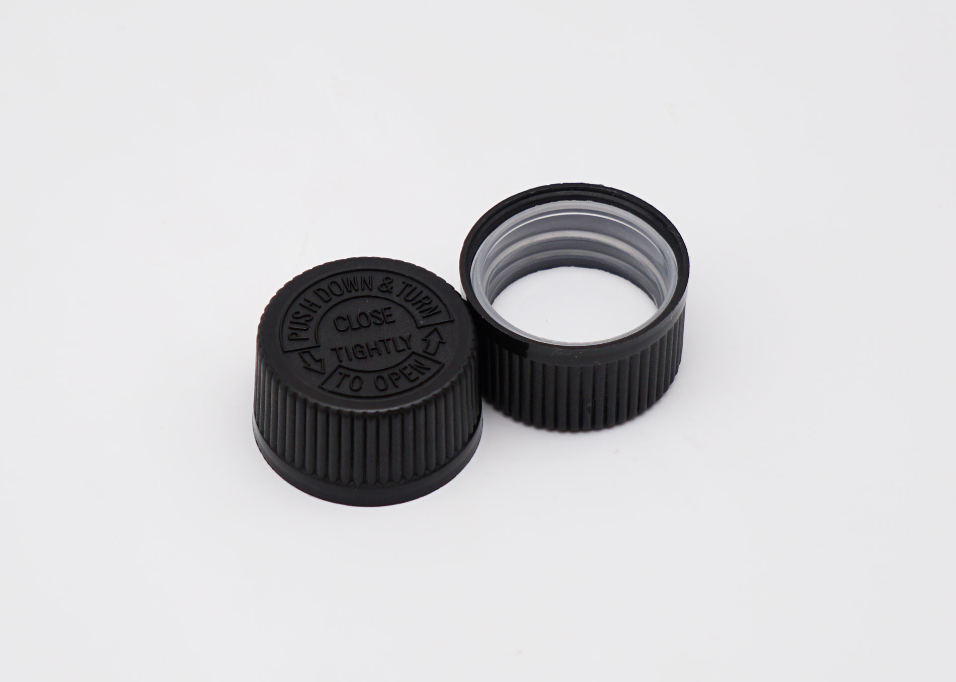 18mm CRC Medicine Bottle Child Resistant Closure Non Spill Sealing