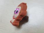 Animal Monkey Rubber Knobs Childrens Bedroom Drawer Knobs Soft Plastic Dresser