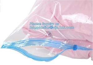 Quality vacuum seal storage bags for down jacket coats, hand rolling vacuum bag for travel, Compress Vacum Packing Bag, bagplast wholesale