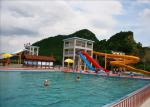 Kids Pipe Water Slide Water Playground Equipment Strong Reception Ability