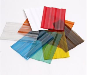 Quality Corrugated Polycarbonate Embossed Sheet 0.8-3mm zhengfei Roofing Cover wholesale