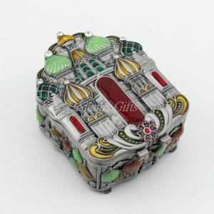 Quality Castle Desgin Custom Metal Jewelry Box wholesale