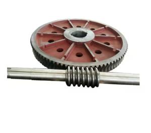 Quality High Strength Custom Worm Gears Shaft Large Worm Gear OEM Available wholesale