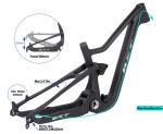 24 Inch Teenager Carbon Mountain Bike W/Shimano 10Speed Full Suspension Bike