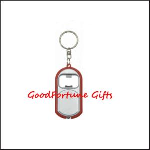 Quality Bottle Opener Led Light Keyrings printed logo keychain wholesale