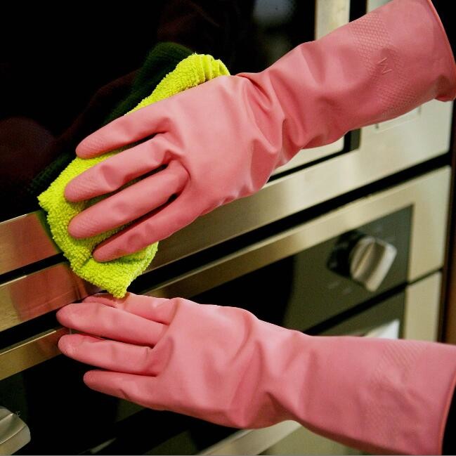 EN420 Household Kitchen 30g Rubber Dishwashing Gloves