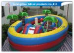 Waterproof Round Blow Up Jumping Castle Bouncy Inflatable For Kids / Adults