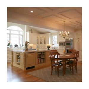 Quality Modular Kitchen Cabinets United States Flat Pack Wooden Door Panel Mahogany Cabinet wholesale