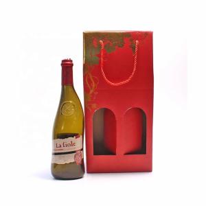 Quality Cardboard Paper Food Packaging Wine Gift Box Customized Size / Shape wholesale