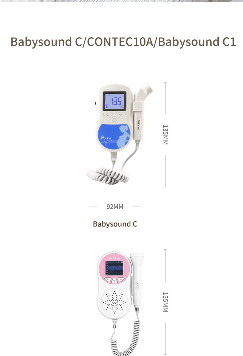 Portable Obstetrics And Gynecology Equipment Fetal Doppler For Pregnant Women