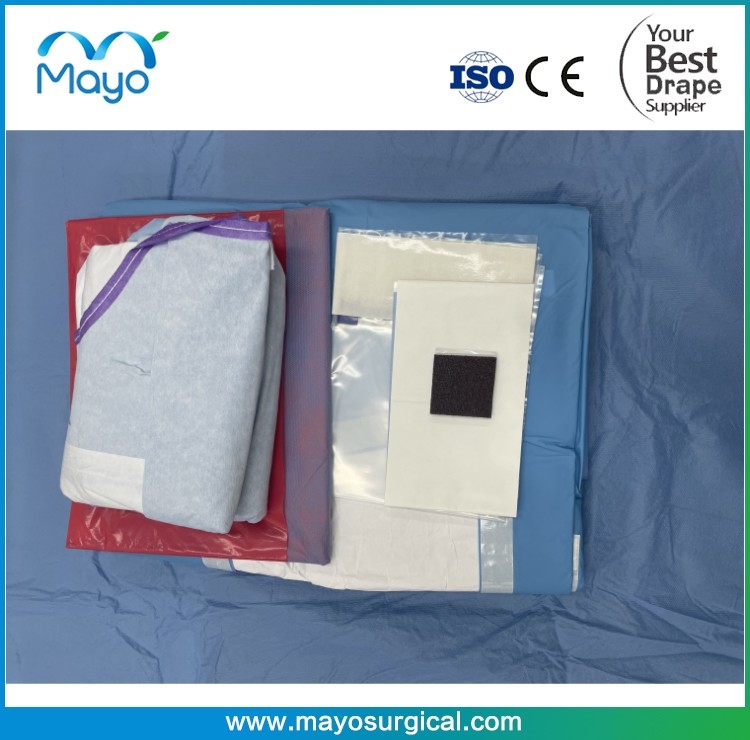 Disposable Laparotomy Drape Pack Sterile Surgical Abdominal Drape Pack
