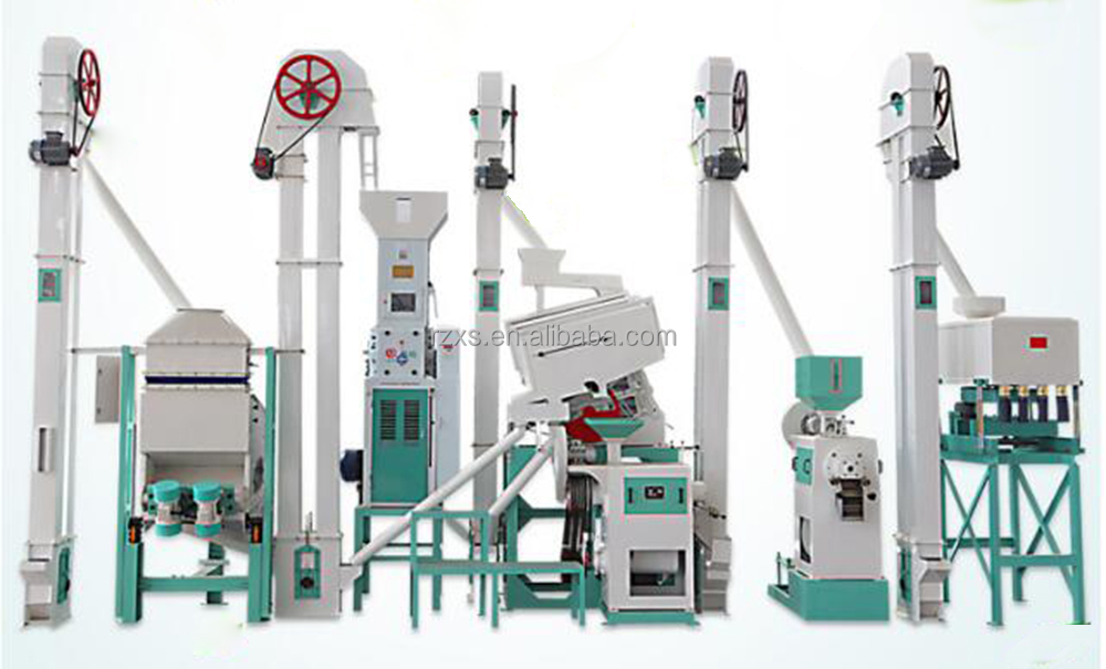 Straight Line 4 Ton Per Hour Rice Milling Polishing Plant for Advanced Rice Processing