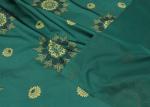 Royal pattern warp knitted printed gold powder mattress cloth polyester Pengji